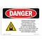 Signmission OSHA Danger Sign, Asphyxiation Hazard Instrument, 18in X 12in Decal, 12" W, 18" L, Landscape OS-DS-D-1218-L-2397 - alternate 1